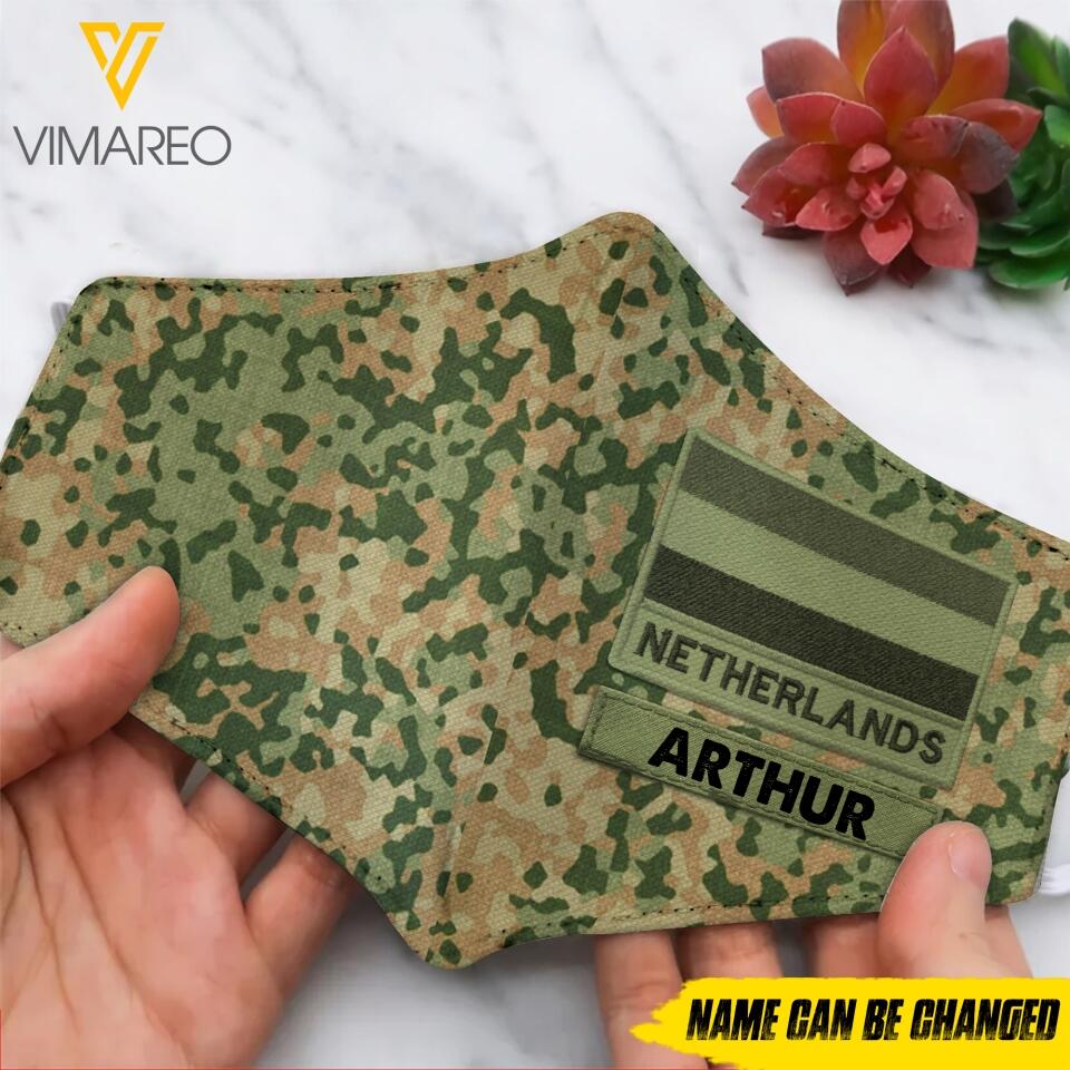 Personalized Netherland Soldier Normal Mask Printed 22MAR-LN16