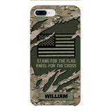 PERSONALIZED U.S VETERAN CAMO PHONECASE QTTN1803