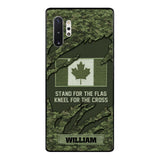 PERSONALIZED CANADIAN VETERAN CAMO PHONECASE QTTN1803
