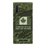 PERSONALIZED CANADIAN VETERAN CAMO PHONECASE QTTN1803