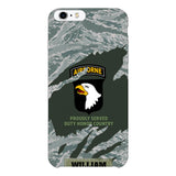 PERSONALIZED U.S VETERAN WITH DIVISION CAMO PHONECASE QTHC1903