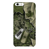 Personalized Canadian Soldier Camo Phone Case Printed 22MAR-DT19
