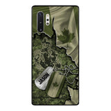 Personalized Canadian Soldier Camo Phone Case Printed 22MAR-DT19