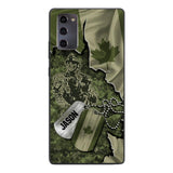 Personalized Canadian Soldier Camo Phone Case Printed 22MAR-DT19