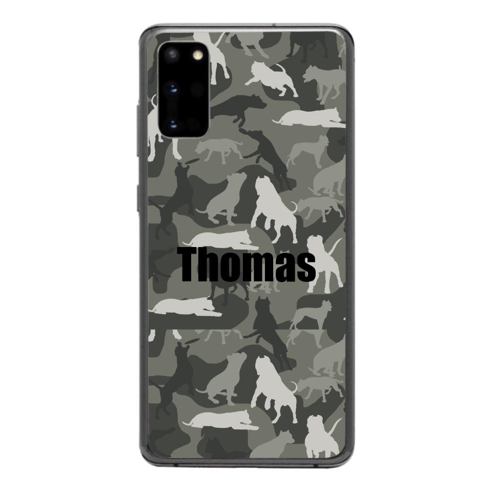 Pitbull camo Phonecase T3Q