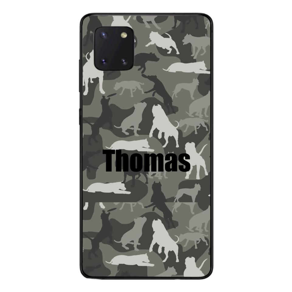 Pitbull camo Phonecase T3Q