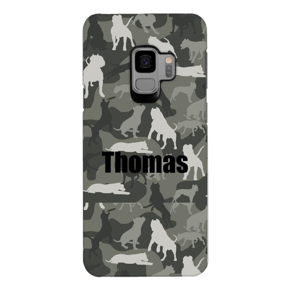 Pitbull camo Phonecase T3Q