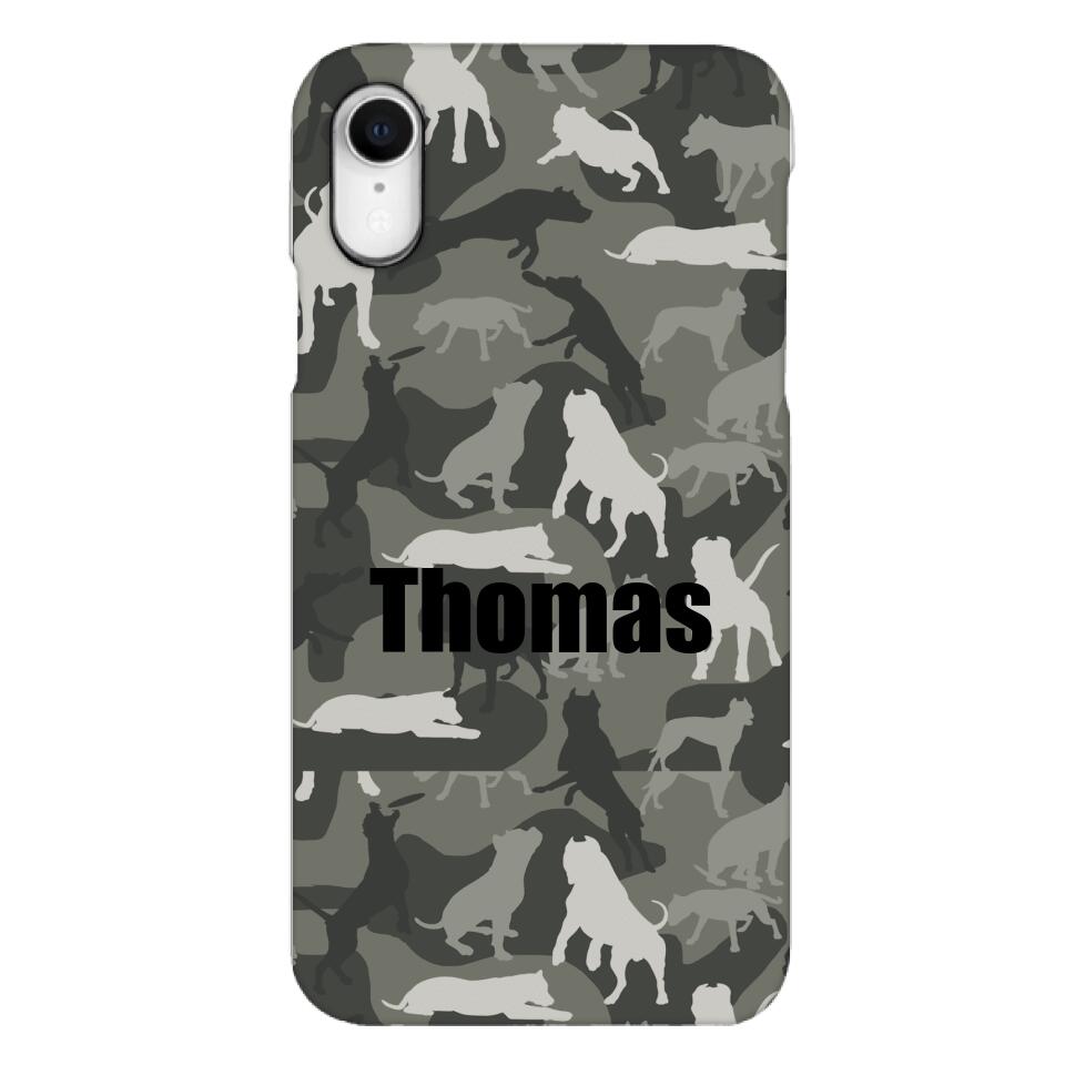 Pitbull camo Phonecase T3Q