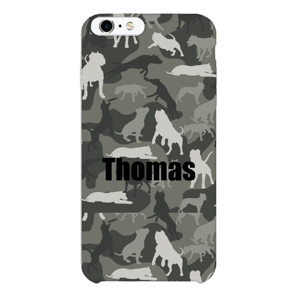 Pitbull camo Phonecase T3Q