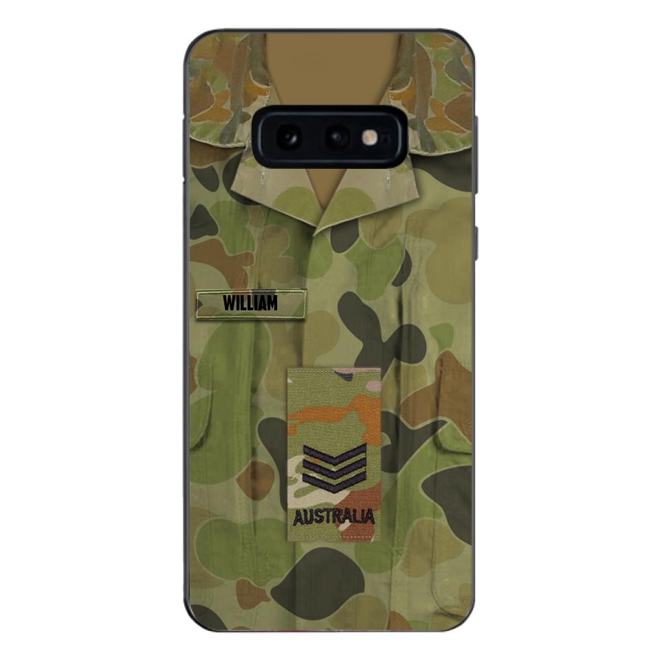 Personalized Australian Army Camo Phone Case Printed 22MAR-MQ21