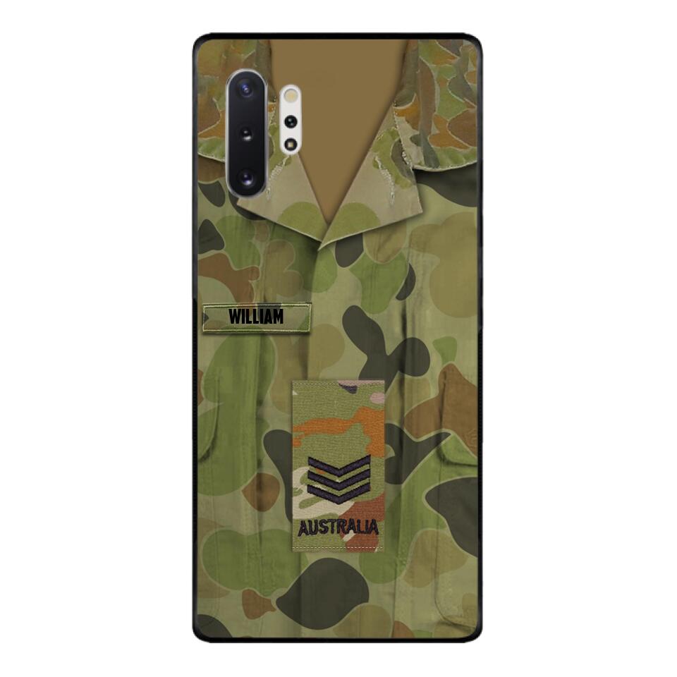 Personalized Australian Army Camo Phone Case Printed 22MAR-MQ21