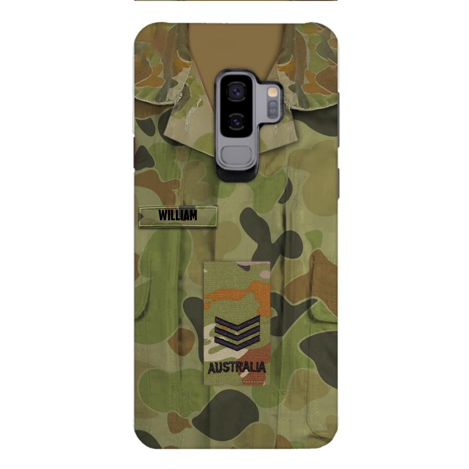 Personalized Australian Army Camo Phone Case Printed 22MAR-MQ21