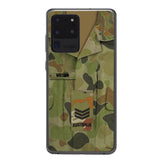 Personalized Australian Army Camo Phone Case Printed 22MAR-MQ21