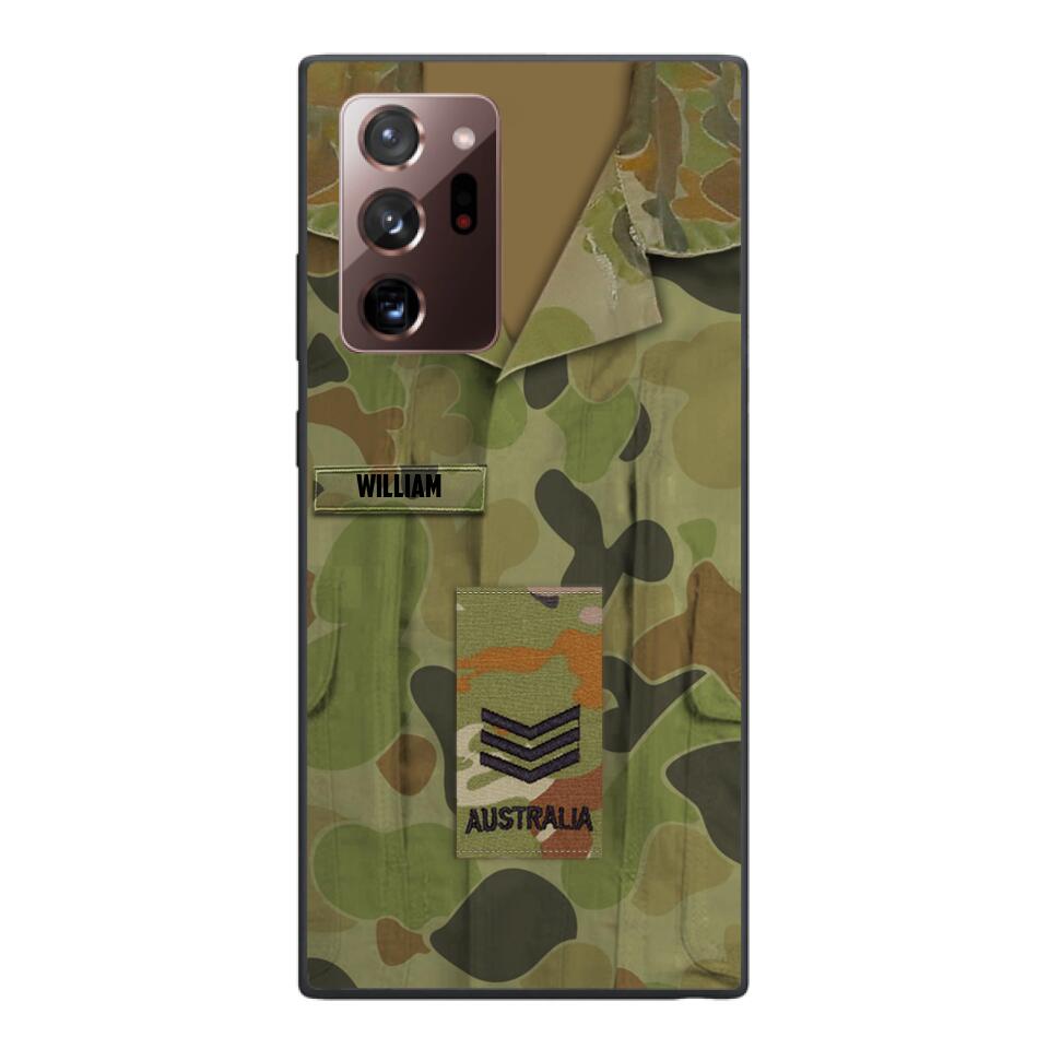 Personalized Australian Army Camo Phone Case Printed 22MAR-MQ21