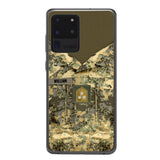 Personalized Austrian Army Camo Phone Case Printed 22MAR-HQ21