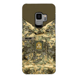 Personalized Austrian Army Camo Phone Case Printed 22MAR-HQ21