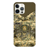 Personalized Austrian Army Camo Phone Case Printed 22MAR-HQ21