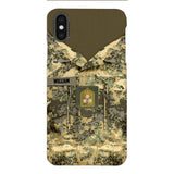 Personalized Austrian Army Camo Phone Case Printed 22MAR-HQ21