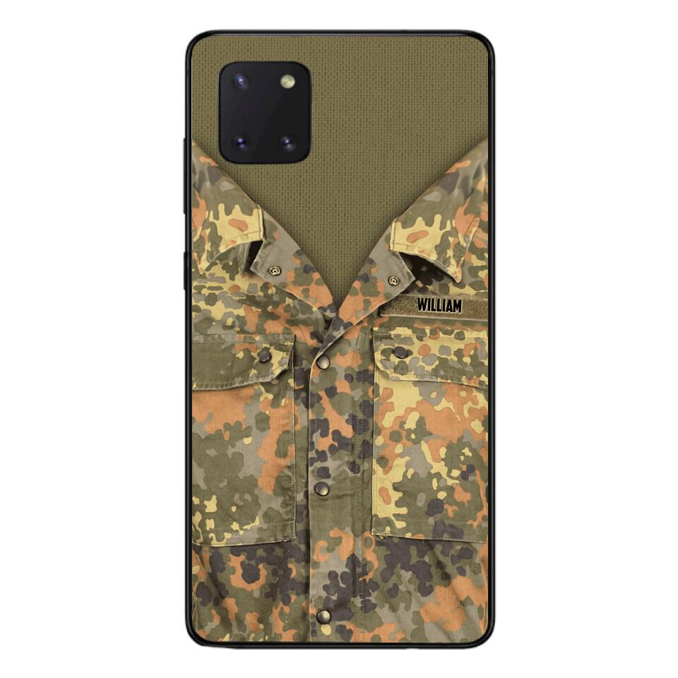 Personalized German Army Camo Phone Case Printed 22MAR-HQ21