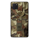 Personalized Irish Army Camo Phone Case Printed 22MAR-DT21