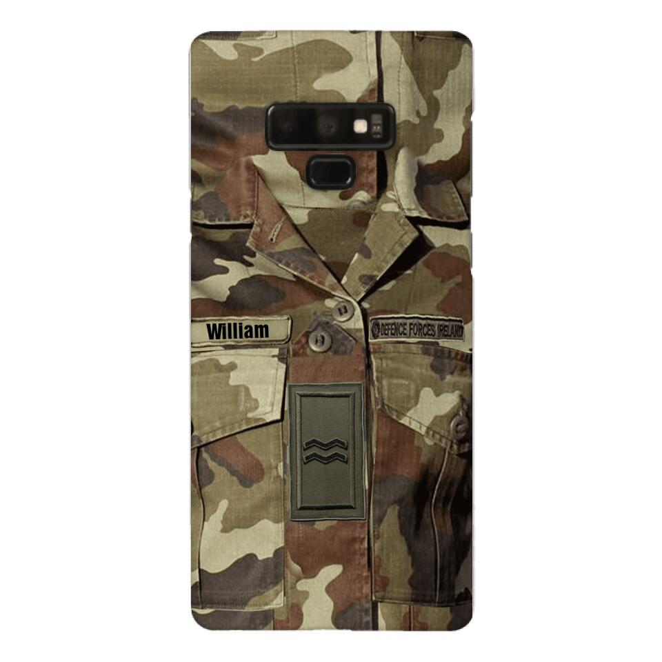 Personalized Irish Army Camo Phone Case Printed 22MAR-DT21