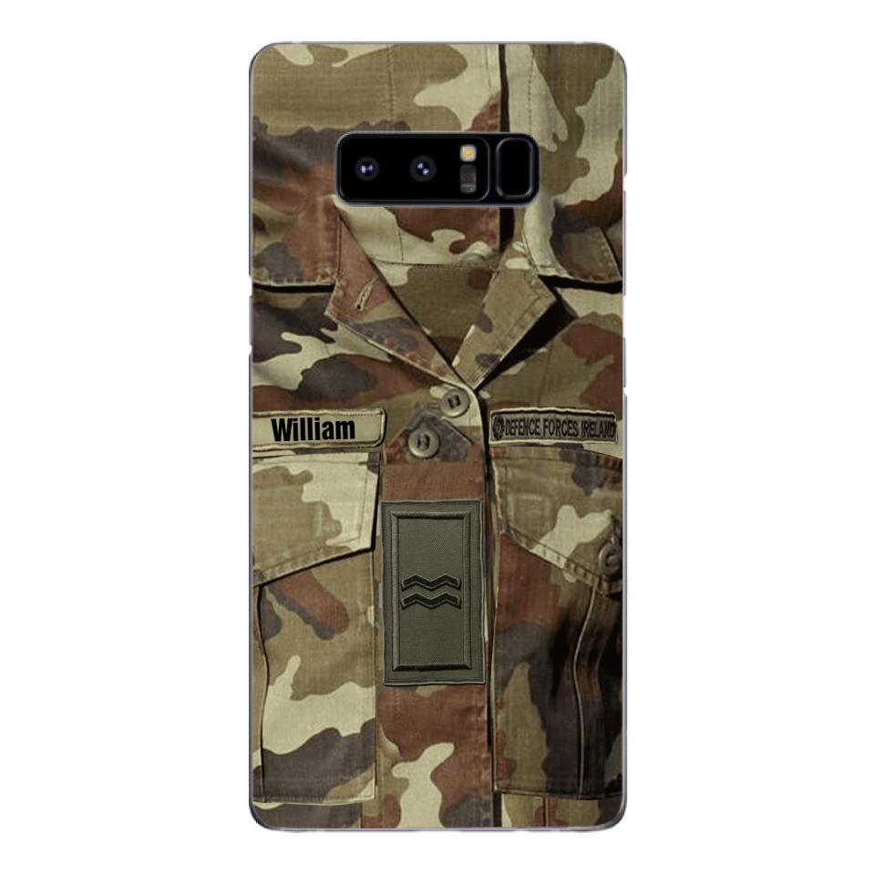 Personalized Irish Army Camo Phone Case Printed 22MAR-DT21
