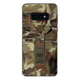 Personalized Irish Army Camo Phone Case Printed 22MAR-DT21