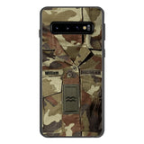 Personalized Irish Army Camo Phone Case Printed 22MAR-DT21