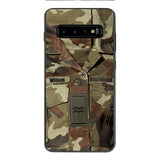 Personalized Irish Army Camo Phone Case Printed 22MAR-DT21