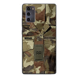 Personalized Irish Army Camo Phone Case Printed 22MAR-DT21
