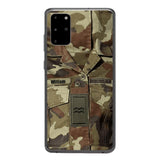 Personalized Irish Army Camo Phone Case Printed 22MAR-DT21