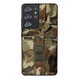 Personalized Irish Army Camo Phone Case Printed 22MAR-DT21