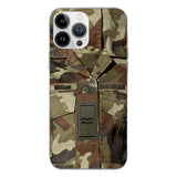 Personalized Irish Army Camo Phone Case Printed 22MAR-DT21
