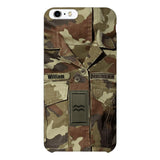 Personalized Irish Army Camo Phone Case Printed 22MAR-DT21