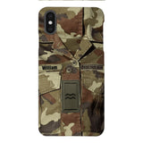 Personalized Irish Army Camo Phone Case Printed 22MAR-DT21
