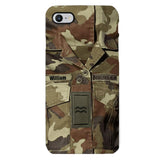 Personalized Irish Army Camo Phone Case Printed 22MAR-DT21