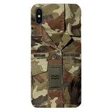 Personalized Irish Army Camo Phone Case Printed 22MAR-DT21