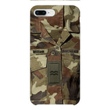 Personalized Irish Army Camo Phone Case Printed 22MAR-DT21