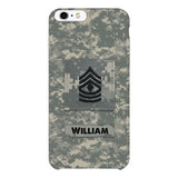 Personalized U.S Army Camo Phone Case Printed 22MAR-HC21