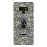 Personalized U.S Army Camo Phone Case Printed 22MAR-HC21