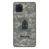 Personalized U.S Army Camo Phone Case Printed 22MAR-HC21