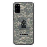 Personalized U.S Army Camo Phone Case Printed 22MAR-HC21