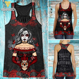 PERSONALIZED APPARENTLY I HAVE AN ATTITUDE WHO KNEW SKUU GIRL TANK QTTN2203