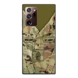 Personalized U.S Army Camo Phone Case Printed 22MAR-HQ21
