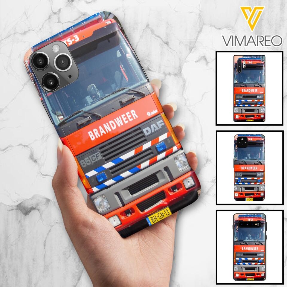Personalized Netherland Brandweer Phone Case Printed 22MAR-MQ22