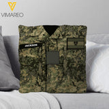 PERSONALIZED AUSTRIA VETERAN CAMO PILLOW MTDT2303