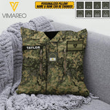 PERSONALIZED AUSTRIA VETERAN CAMO PILLOW MTDT2303