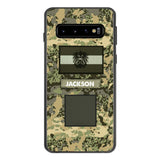 PERSONALIZED AUSTRIA ARMY VETERAN CAMO PHONECASE MTTQ2303