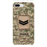 Personalized British Army Camo Phone Case Printed 22MAR-HC23