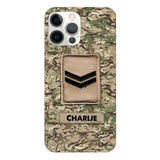 Personalized British Army Camo Phone Case Printed 22MAR-HC23